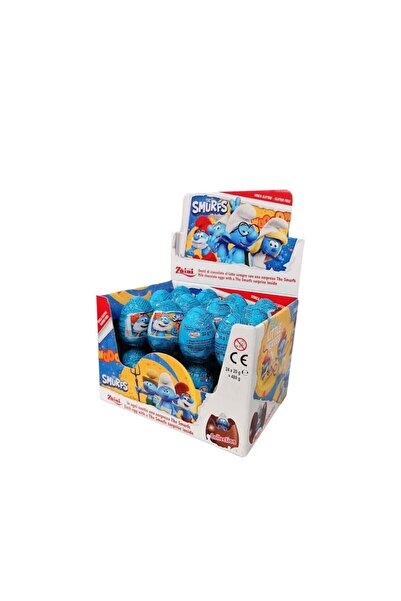 SMURFS Zaini Şirinler Çikolatalı Sürpriz Yumurta (Glutensiz) - 1 Adet (20 Gr)