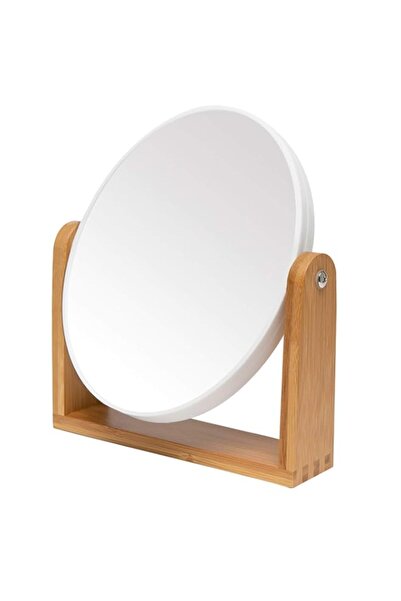 Generic YEAKE Vanity Makeup Mirror with Natural Bamboo Stand,20cm 1X/3X Magni...