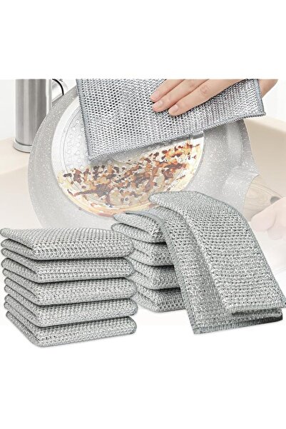 Generic خرق غسيل الأطباق السلكية، قطعة قماش غسيل أطباق متعددة الوظائف غير قاب...