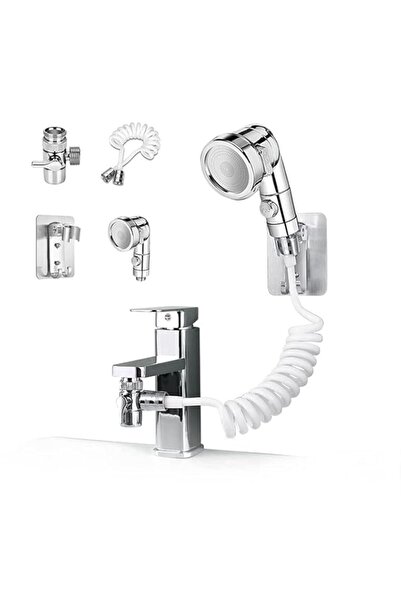 Generic مجموعة رأس دش محمولة من Goodern Sink، ملحق رشاش صنبور الحوض مع حامل خ...