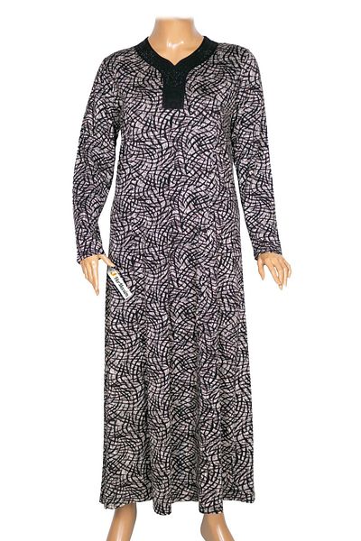 HESNA Women's Bunch Plus Size Cup-To-Cup Brown Dress D84