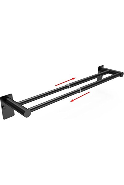 Generic NALACAL Double Bath Towel Bar, 13.8 inch to 24.5 inch Adjustable, Sel...