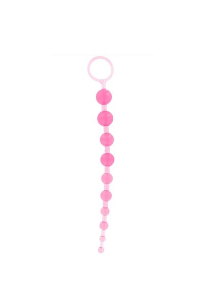OEM ToyJoy Thai Toy Beads, Flexible, Progressive, for Intense Stimulation, Pink