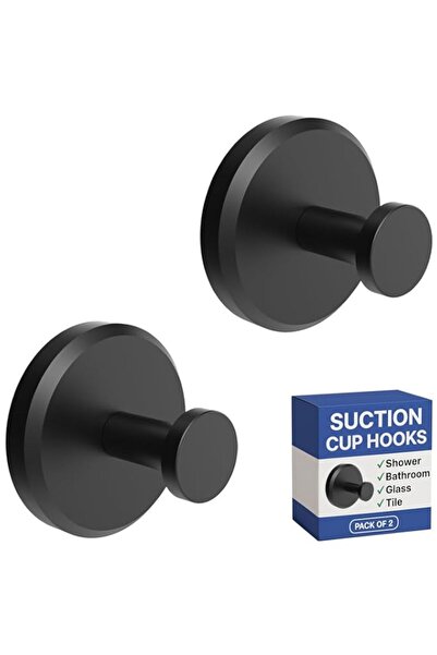 Generic خطافات أكواب الشفط من HOME SO للاستحمام والحمام والمطبخ والباب الزجاج...