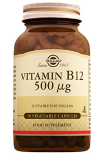 Solgar Vitamin B12 500 mcg 50 Kapsül