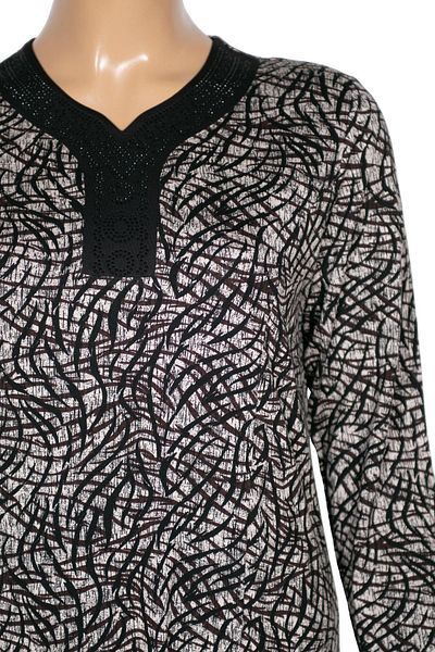 HESNA Women's Bunch Plus Size Cup-To-Cup Brown Dress D84