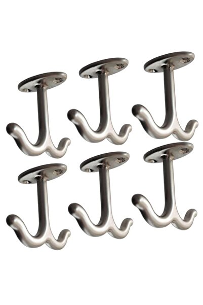Generic ROOS Zinc alloy Double Prong Ceiling Hook Towel/Robe Clothes Hook for...