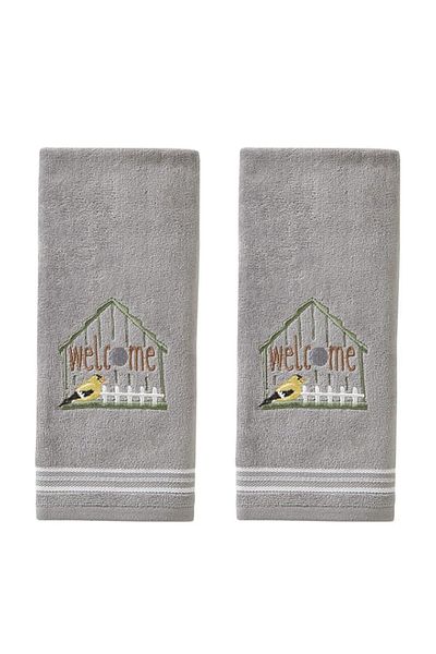 Generic SKL HOME by Saturday Knight Ltd. Yellow Flower Truck Hand Towel Set, White