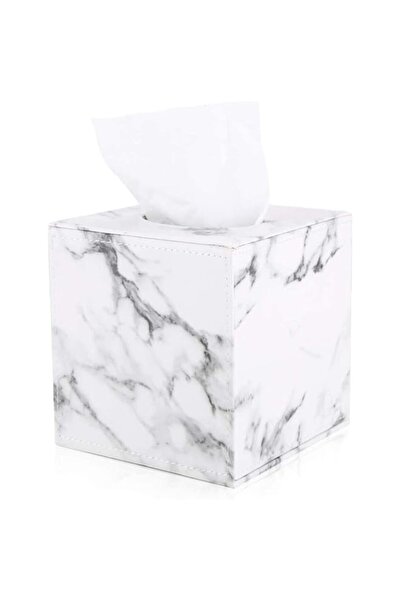 Generic حامل علبة مناديل مربع من GORESE، أغطية علبة مناديل من جلد البولي يوري...