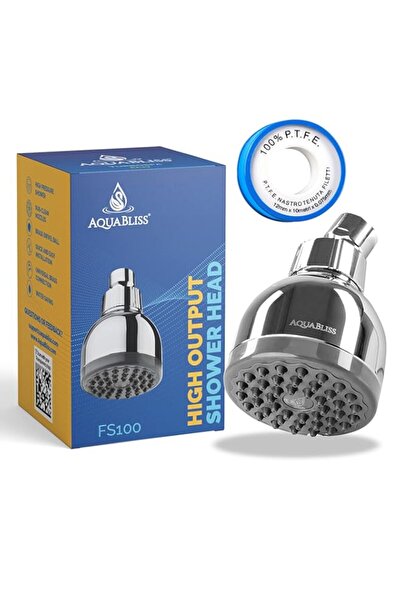 Generic رأس دش AquaBliss TurboSpa عالي الضغط مقاس 3 بوصات مع مُقيِّد التدفق ي...