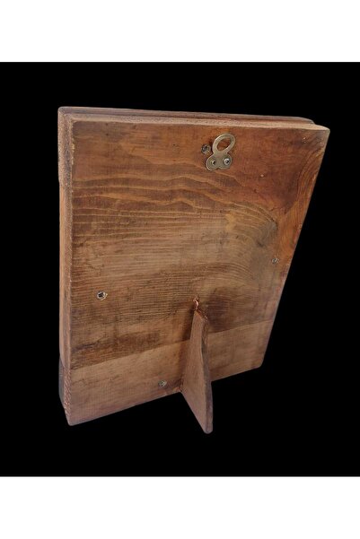 kho military design 20X25X4 Cm. Vintage Wooden Frame-Photo Holder (Table Top-Wall)