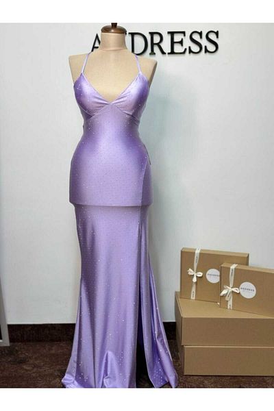 Andress Boutique Maxi Dress Kim, Purple
