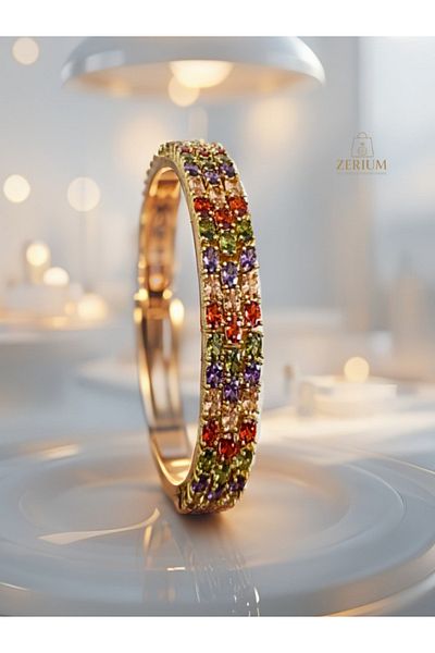 ZERİUM Stylish and Elegant Vip Model Colorful Bracelet