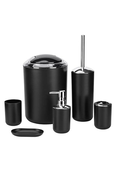 Generic طقم حمام فندقي من نوكزوم، مكون من 6 قطع، طقم حمام بلاستيكي، طقم ملحقا...