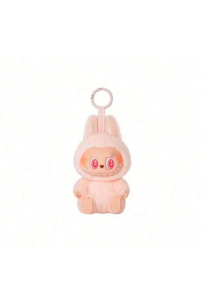 LABUBU Plush Doll, 17 cm, Pink