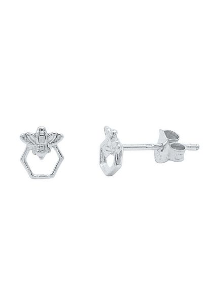 Bijuteria SORELLY Little Bee Silver Earrings