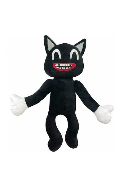 AjieQaQ Jucarie de plus pisica neagra