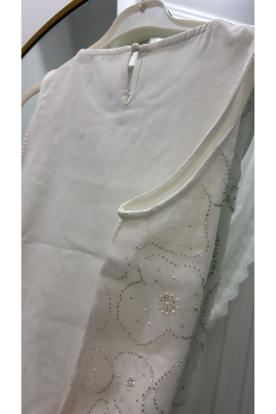 Store Işıl Işıl Boncuklu Bluz