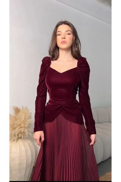 MEZON FASHION Oud velvet dress