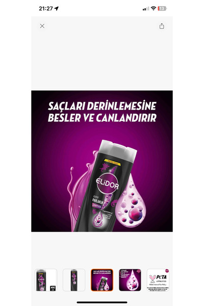 Elidor esmer parlaklık şanpuan 400 ml