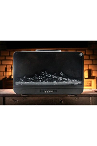 Kuzey Tacı LED Alevli Nemlendirici ve Buhar Difüzörü – Şömine Tasarımlı Vip Ş...