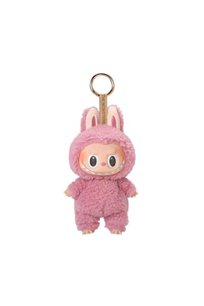 bibubibu Plush Doll, bibubibu, Labubu, Keychain, Sitting Position, Pink Red