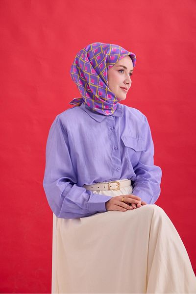 Silk Home Twill Silk Scarf 11474 09