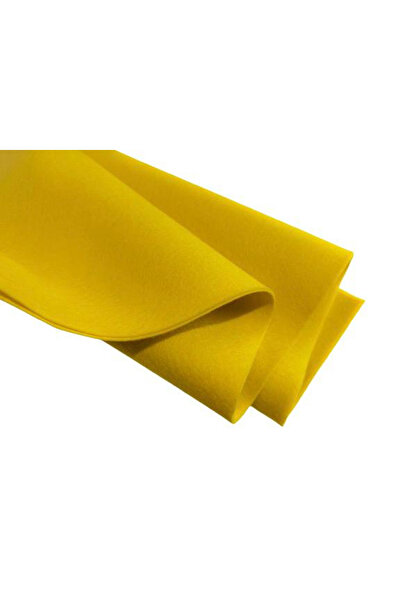 feltland Fetru/pasla din lana 100%, moale 1.2mm, 50*40cm - galben deschis