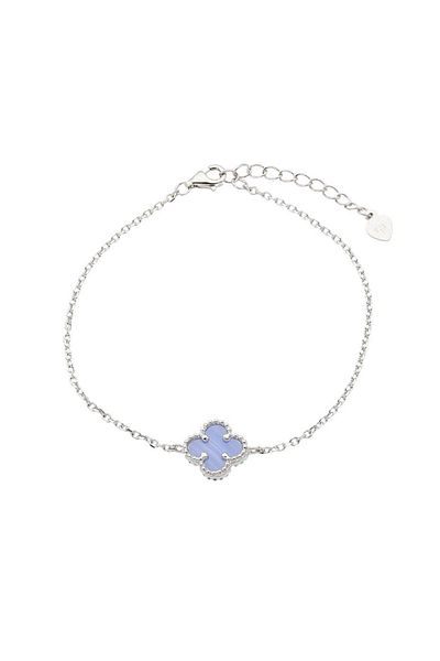 Bijuteria SORELLY Purple Flower Silver Bracelet