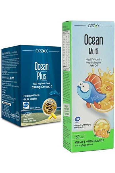 Ocean Plus Omega 3 1200 Mg 30 Kapsül + Multi Şurup 150ml