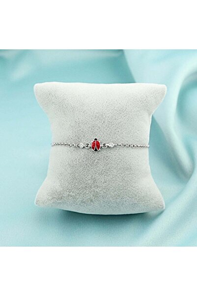 Bijuteria SORELLY Bratara Argint Copii Placuta si Buburuza