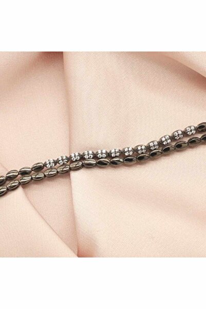 Bijuteria SORELLY Bratara Argint cu Rodiu Negru Black Sparkles