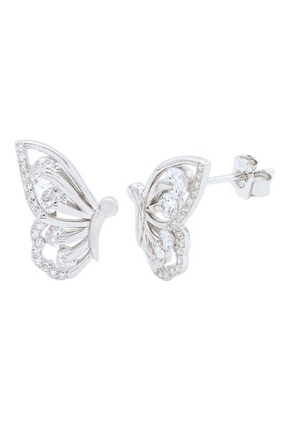 Bijuteria SORELLY Silver Butterfly Earrings