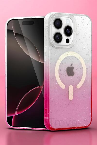 TechTrove Apple iPhone 14 Pro Uyumlu Pummel Shiny Magsafe Kapak