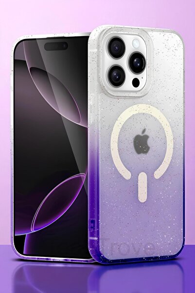 TechTrove Apple iPhone 15 Pro Uyumlu Pummel Shiny Magsafe Kapak