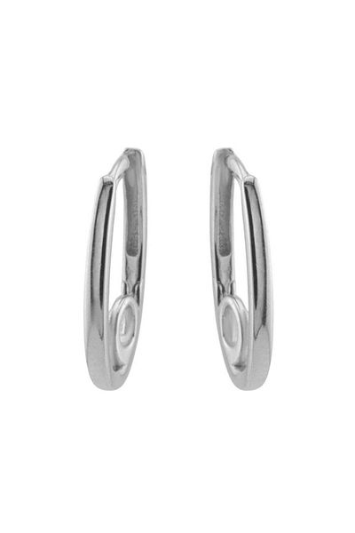 Bijuteria SORELLY Minimalist Silver Huggie Hoops Earrings