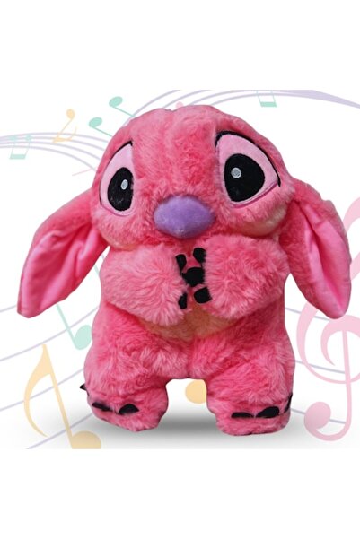 IdealTI Jucărie Stitch Plus care respiră, cântă și sforăie - Interactivă pentru copii de peste 3 ani