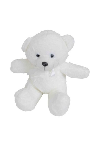 LOVE Plush Bear, White Color, 24 cm