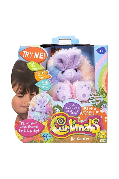 Golden Bear Interactive Plush Toy Curlimals Bobi, Rabbit