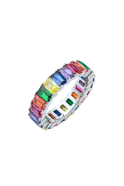 Bijuteria SORELLY Inel Argint Eternity Baguette 17