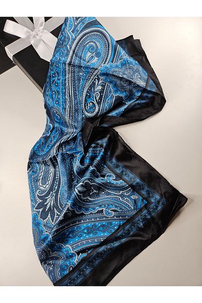 Webinay Home Ethnic Pattern Imported Voile Silk Shawl Scarf Hijab