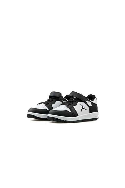 Cool 25C.Haykat Black-White Velcro Orthopedic Sneaker Boys' Sports Shoes