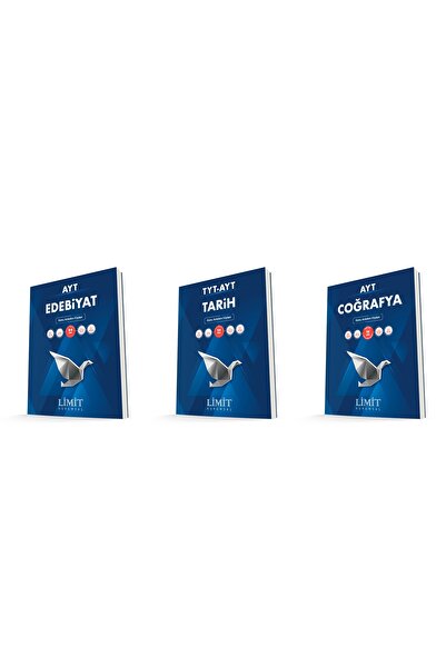 Limit Yayınları Limit Kurumsal Ayt Edebiyat + Tarih + Coğrafya Konu Anlatım F...