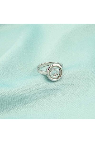 Bijuteria SORELLY Silver Ring Circle Dynamic 16