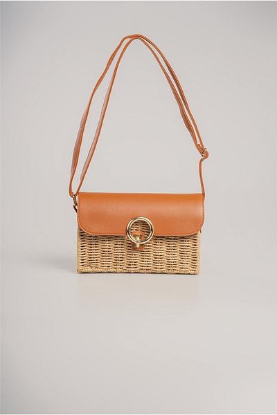 Galat Ççs Women's 17935 Straw Bag with Shoulder Strap