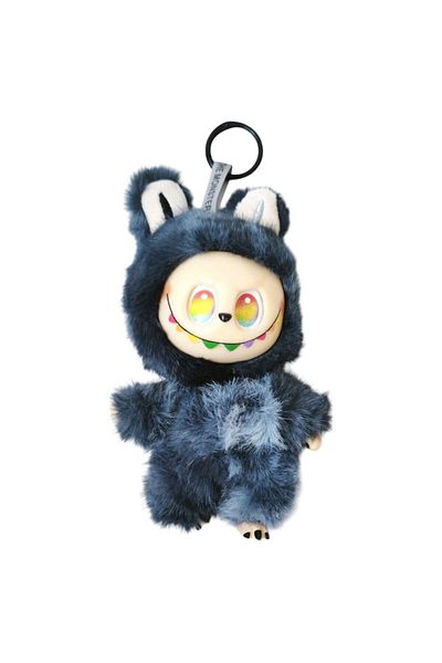OEM Labubu Plush Toy, THE MONSTERS BIG INTO ENERGY Series, color grey, 15 cm