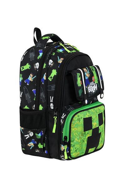 Dadacuq Multi-Compartment Boom Cover School Bag with Lunch Box and Pen Holder Triple School Set Ddcq2722