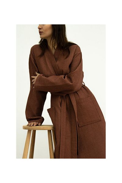 embays collection Pike Bathrobe, Morning Robe, Waffle Pike Bathrobe, Unisex Pike Bathrobe, Turkish Bath Sauna Bathrobe