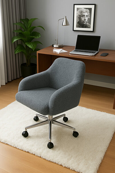 stillola Rotary Çalışma Sandalyesi Ders Çalışma Koltuğu Döner Berjer (Yükseklik ayarlı)