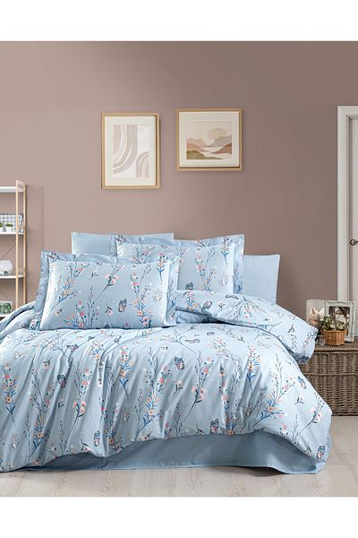 PAMUK DÜNYAM HOME Bedding Set / Double / Cotton Valeria Elegance